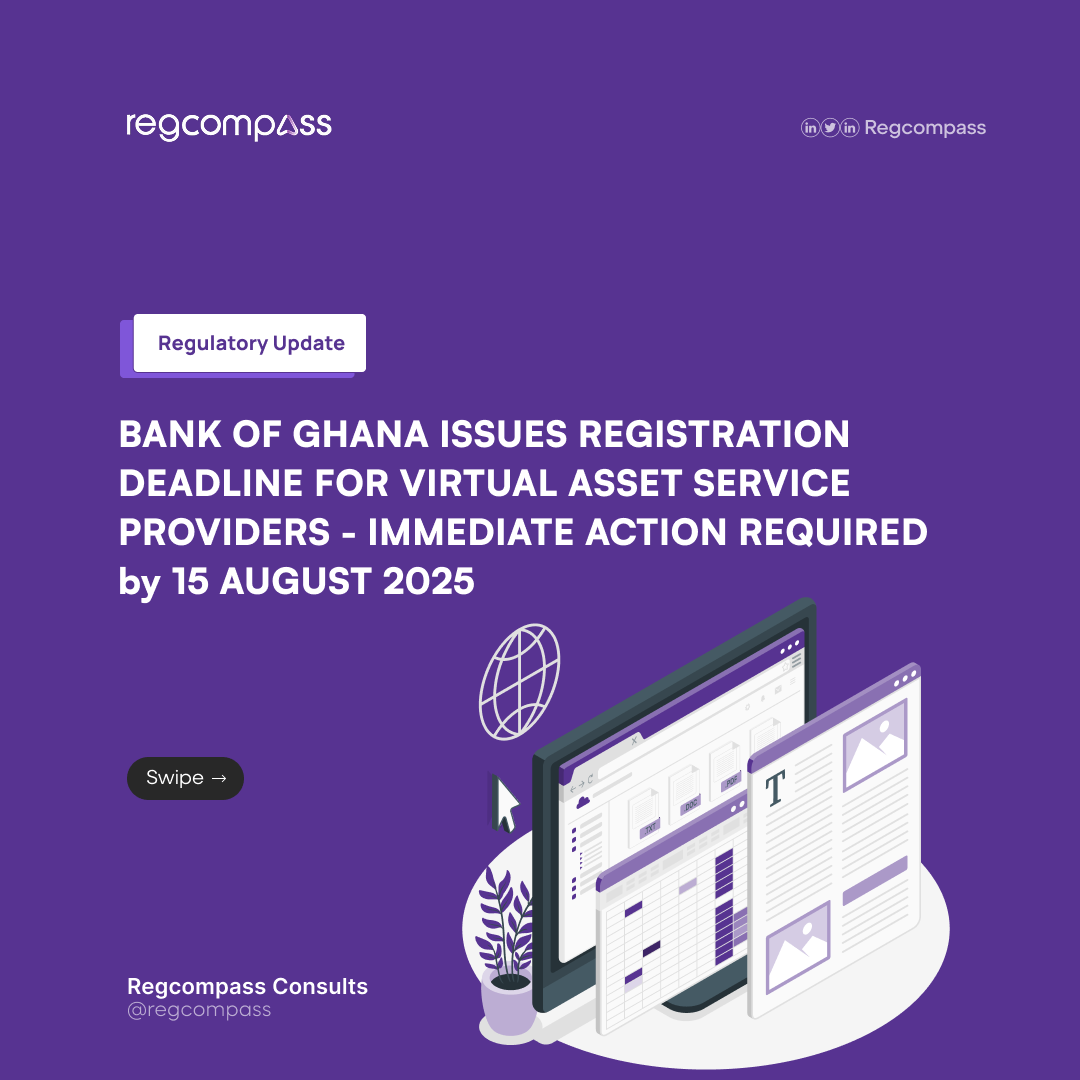 Bank of Ghana VASP Registration: Registration Deadline For Virtual Asset Service Providers